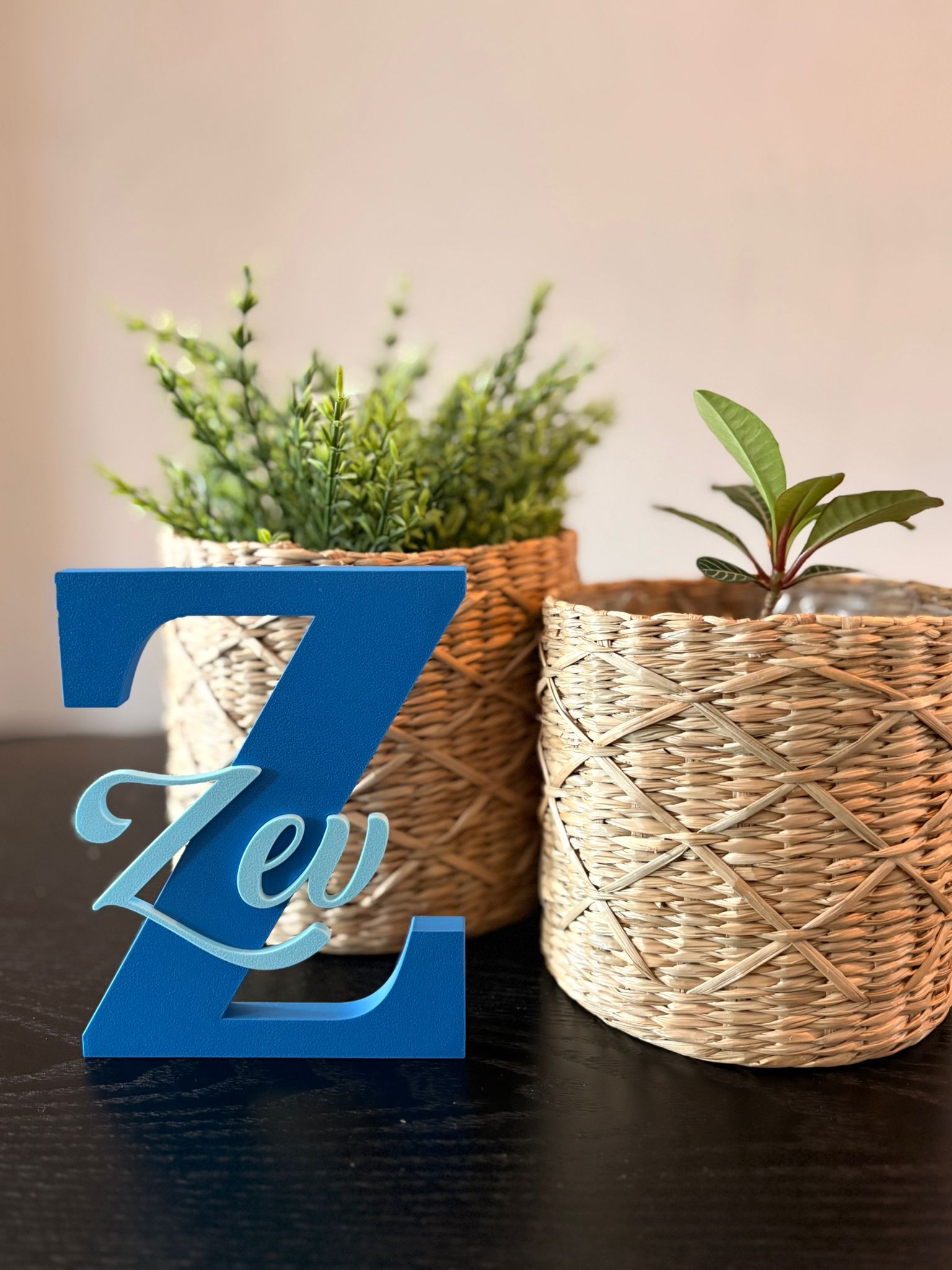 3d letter naambord